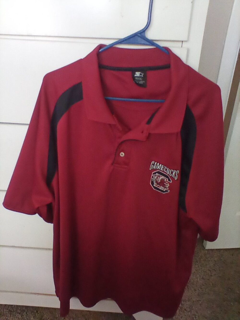 Mens Starter south Carolina Gamecocks polo shirt